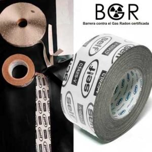 Cinta sellados y solapes Gas Radón BGR Hermetic
