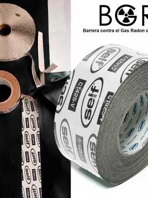 Cinta sellados y solapes Gas Radón BGR Hermetic