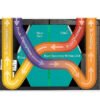 Sistema ventilación doble flujo en kit viviendas 100m² adosados