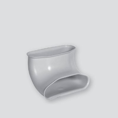 Codo vertical 90º Tunel conductos VMC doble flujo