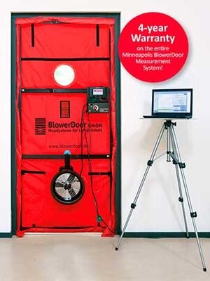 Sistema de medición Blower Door Minifan